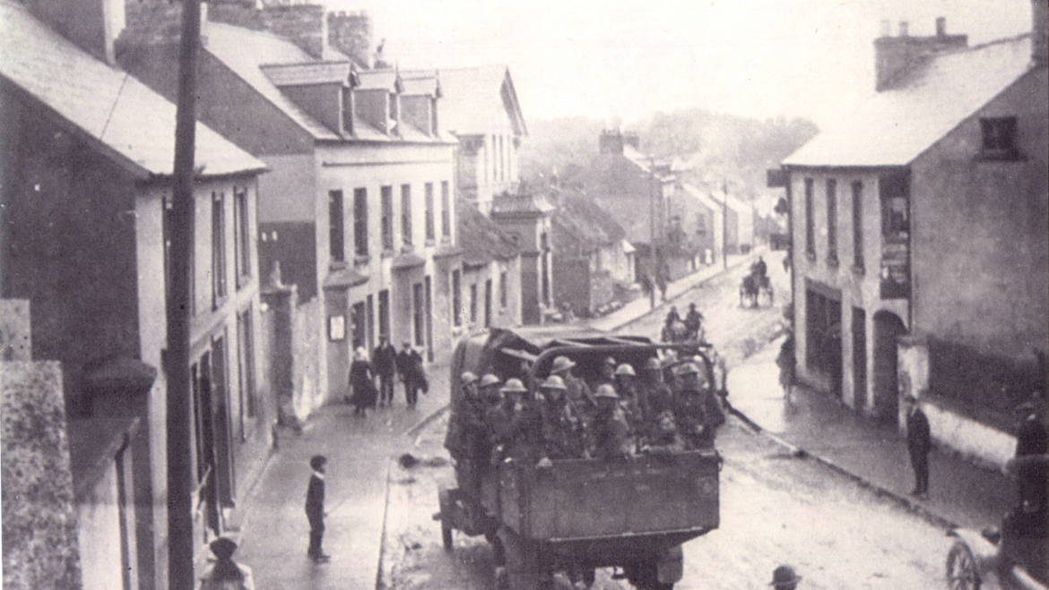 The Takeover Of The RIC Barracks In Letterkenny